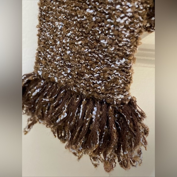 One Girl Who LADIES’ BROWN & BLUE FRINGED CARDIGAN Size SMALL NEW NWT - Picture 6 of 8